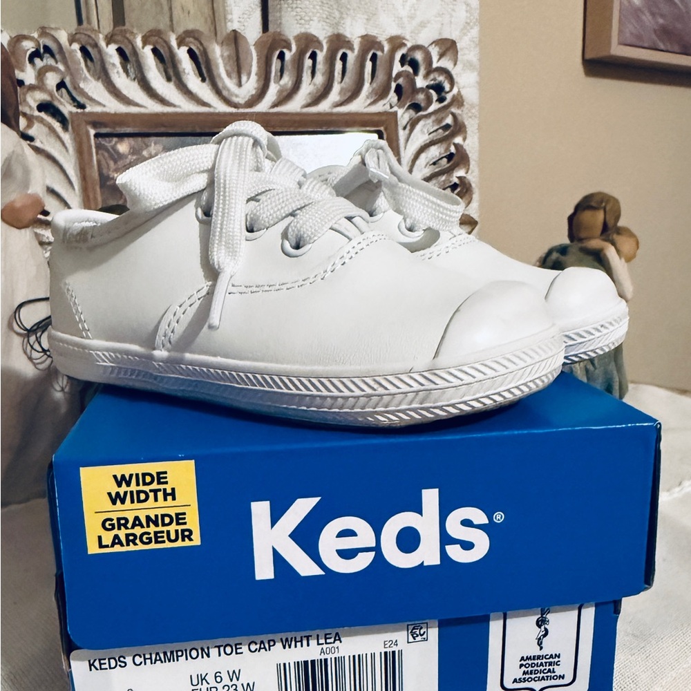 Keds Kids Classic White Sneakers